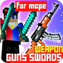 Guns and Swords Mod for MCPE - Weapons Addon APK