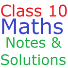 Class 10 Maths Notes And Solutions icône