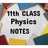 11th class physics notes APK