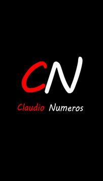 CLAUDIO NUMEROS poster