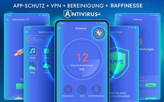 Antivirus - Reiniger, VPN Plakat