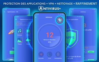 Antivirus - Nettoyer, VPN Affiche