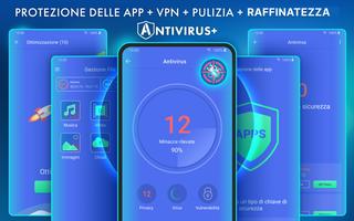 Poster Antivirus - Pulitore + VPN