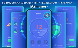 Antivirus - Pembersih, VPN poster