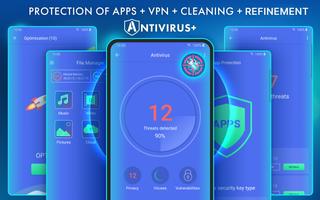 Antivirus - Cleaner + VPN پوسٹر