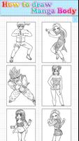 How to draw Manga Body الملصق