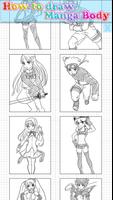 How to draw Manga Body تصوير الشاشة 1