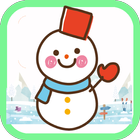 catch the snow man Zeichen