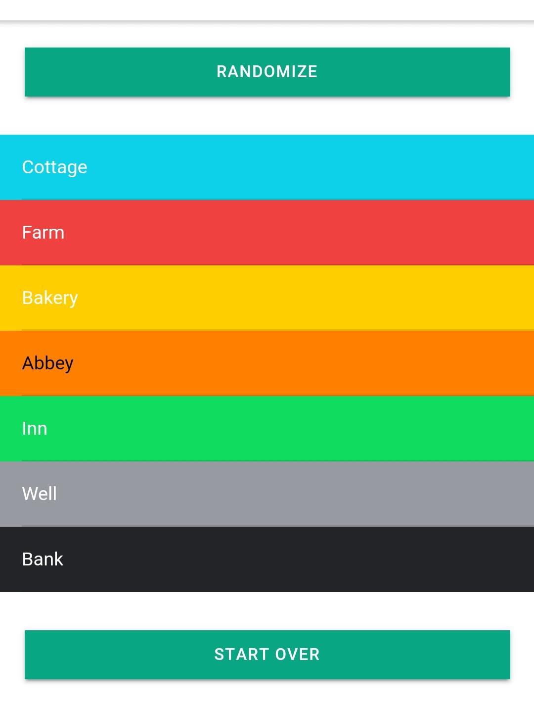 Рандомайзер цвета