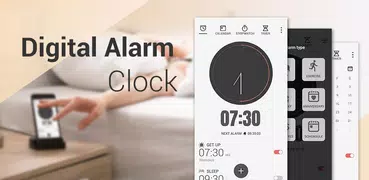 Reloj despertador digital, reloj de cabecera