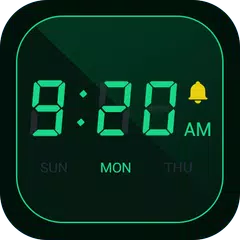 Digital Alarm Clock - Bedside Clock, Stopwatch