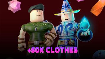 Clothes for Roblox Outfits RBX الملصق