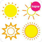 COLOR WEATHER ICONS FOR HDW أيقونة