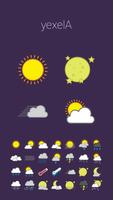 COLOR WEATHER ICONS FOR HDW تصوير الشاشة 3