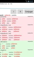 Conjugador de verbos españoles Ekran Görüntüsü 2