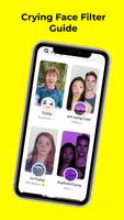 Crying Face Filter Guide الملصق