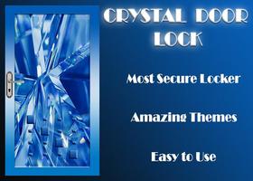 Crystal Door Lock الملصق