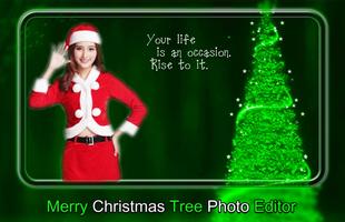Merry Christmas Tree Photo Editor-Winter Christmas Affiche