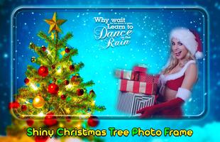 Shiny Christmas Tree Photo Fra পোস্টার