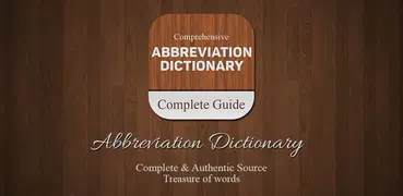 Abbreviation Dictionary