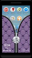 Purple Diamond Zipper Screen 截图 1