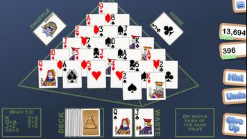 Crystal Pyramid Solitaire Cartaz