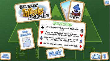Crystal TriPeaks Solitaire imagem de tela 1