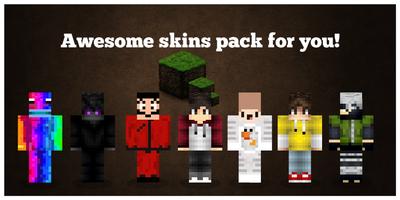 Best Skin For Minecraft MCPE Affiche