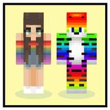 Rainbow Skins for Minecraft PE APK