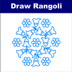 How to Draw Rangoli - Step by Step أيقونة