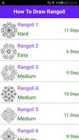 How to Draw Rangoli - Step by Step تصوير الشاشة 1