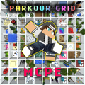 Parkour Grid MCPE Map