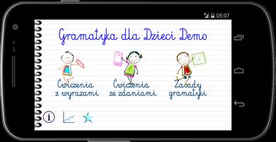 Gramatyka dla Dzieci Demo Plakat