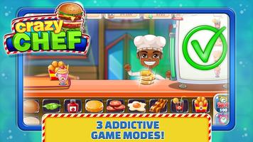 Crazy Chef: Top Burger Game پوسٹر