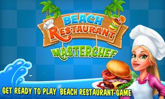 Beach Restaurant Master Chef Affiche