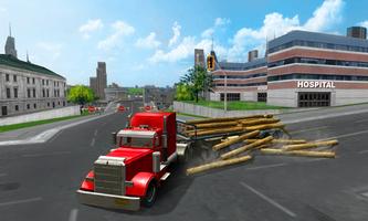 Cargo Truck : Simulator Games Affiche