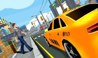 Poster City Taxi Driving 3D