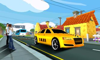 Miasto Taxi Driving 3D screenshot 1