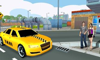 City Taxi Driving 3D скриншот 3