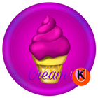 Cream KWGT ikon