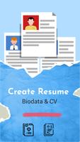 Create Resumes, Biodata & CV Cartaz