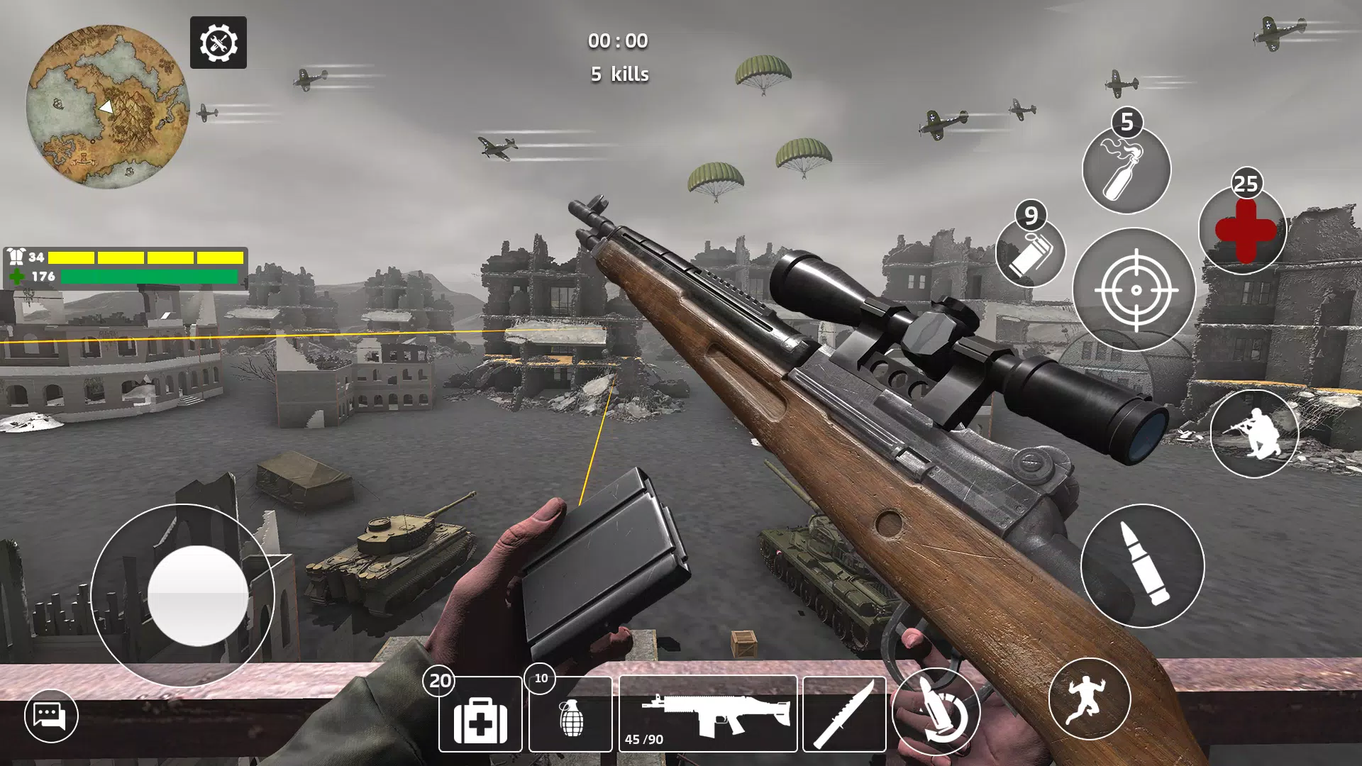 🔥 Download Call of Sniper Pro World War 2 Sniper Games 1.1.1 [Mod Money] APK  MOD. First-person shooter in the setting of the Second World War 