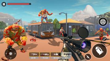 Jeux de Pistolet Zombie Guerre capture d'écran 1