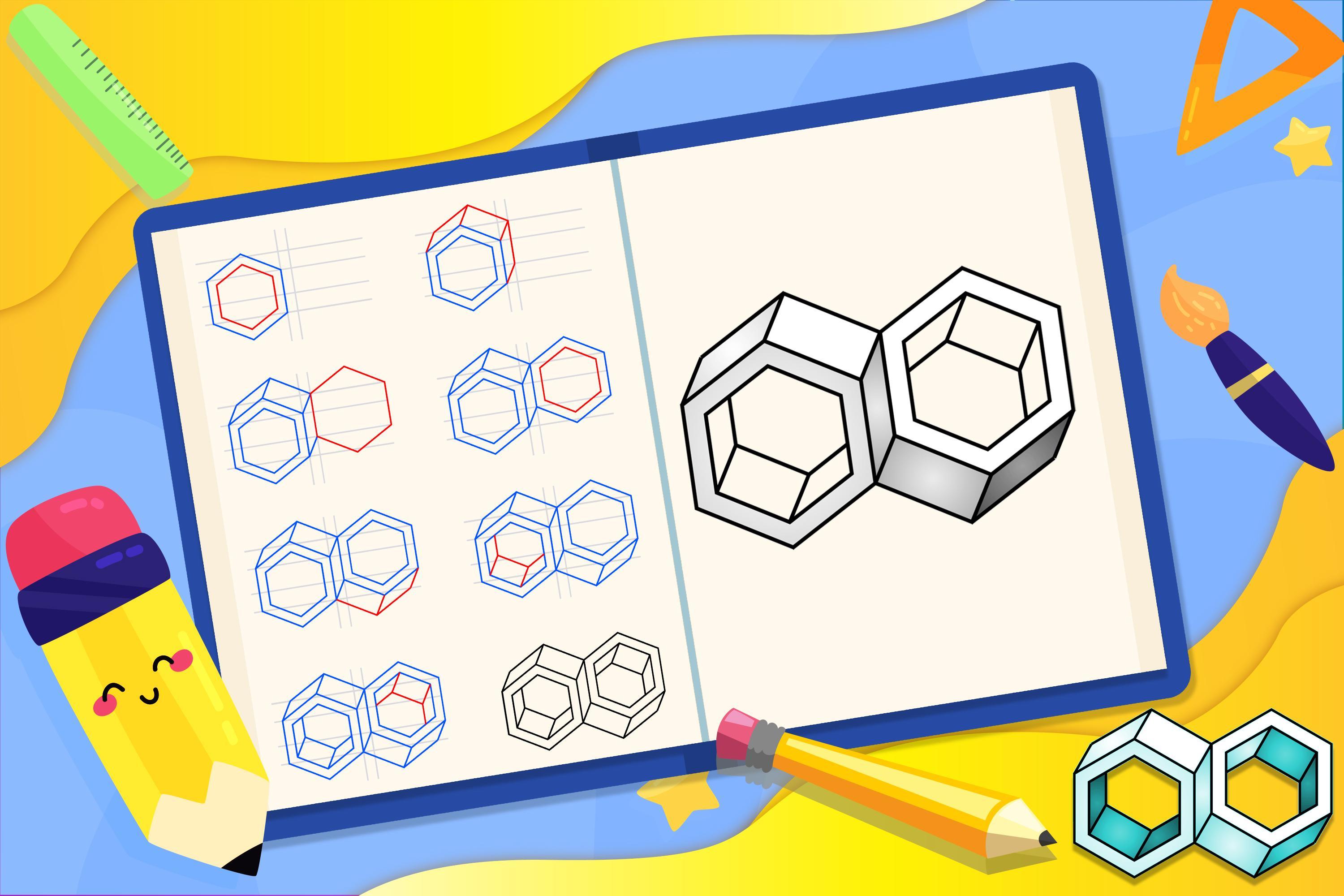 Learn How To Draw 3D Shapes APK Untuk Unduhan Android learn-how-to-draw-3d-shapes-apk-untuk-unduhan-android