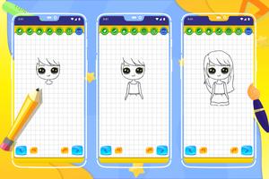 Learn How to Draw Cute Girls capture d'écran 2