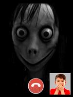 Momo Creepy horror Sound jumpscare meme soundboard Affiche