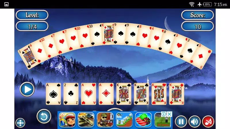 Play Crescent Solitaire for Free Online