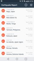 Earthquake Report ảnh chụp màn hình 1