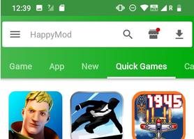 Guide For HappyMod apk App with Happymod among us Cartaz