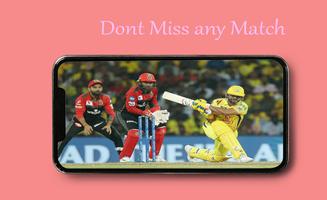 Live IPL 2020 : cricket live tv الملصق